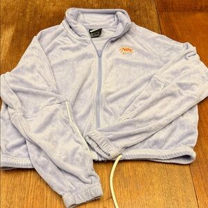 RARE Vintage 90s Nike Light Purple Terrycloth Jacket